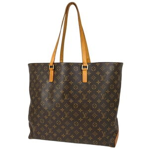 Louis Vuitton Cabas Alto Shoulder Bag Tote Monogram Brown